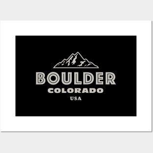 Boulder Colorado Mountains Posters and Art